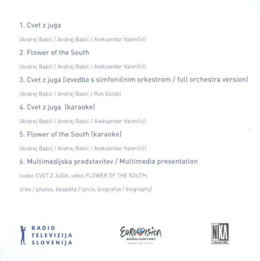 Alenka Gotar : Cvet Z Juga (CD, Maxi, Enh, Promo)