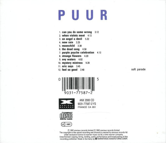 Soft Parade : Puur (CD, Album)