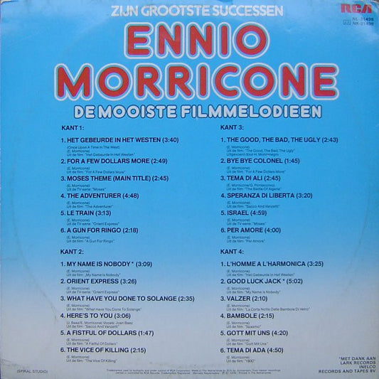 Ennio Morricone : Zijn Grootste Successen (2xLP, Comp, Gat)