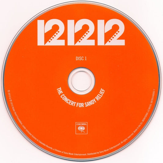 Various : 12-12-12 The Concert For Sandy Relief (2xCD, Album)