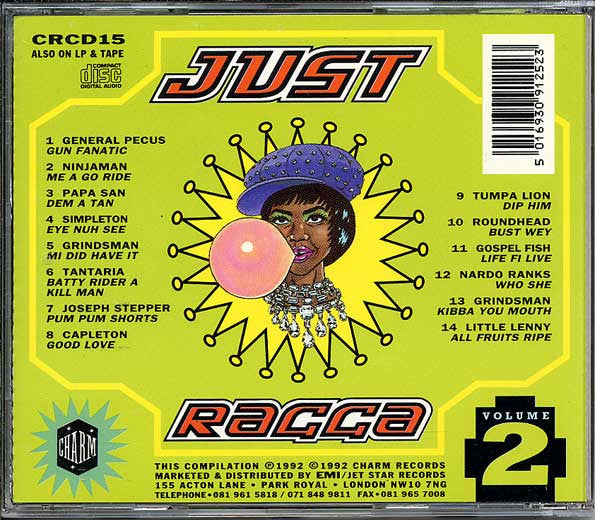 Various : Just Ragga Volume 2 (CD, Comp)