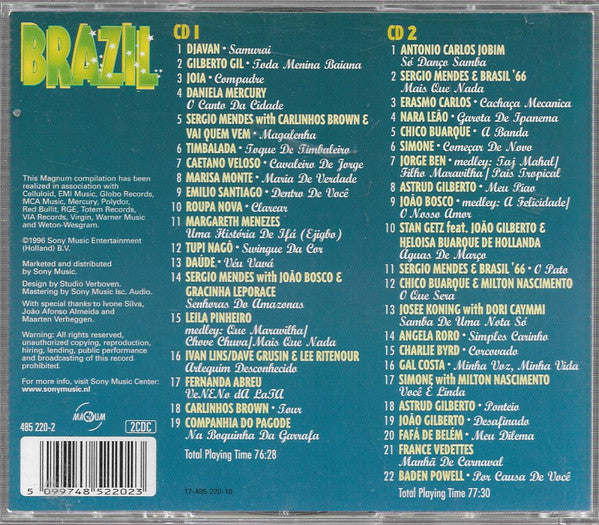 Various : Brazil (41 All-Time Brazilian Hits) (2xCD, Comp)
