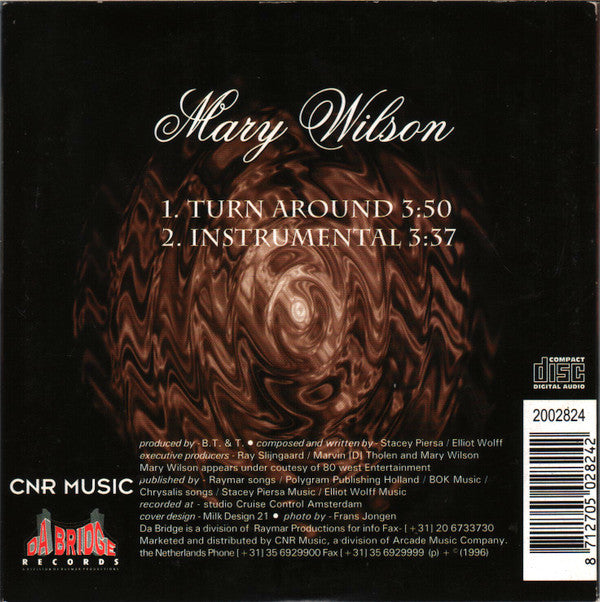 Mary Wilson : Turn Around (CD, Single)