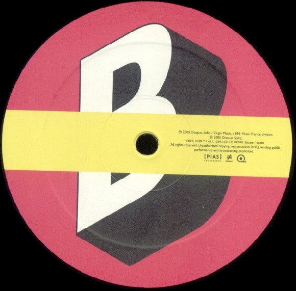 Alex Gopher, Julien Delfaud & Etienne De Crécy Feat. Camille : Fast Track (Vocal Mix) (12")