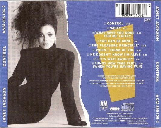 Janet Jackson : Control (CD, Album, RE)