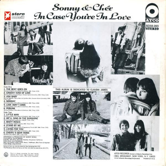 Sonny & Cher : In Case You're In Love (LP, Album)