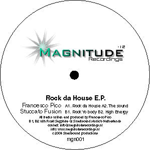 Francesco Pico / Stuccato Fusion : Rock Da House E.P. (12", EP)