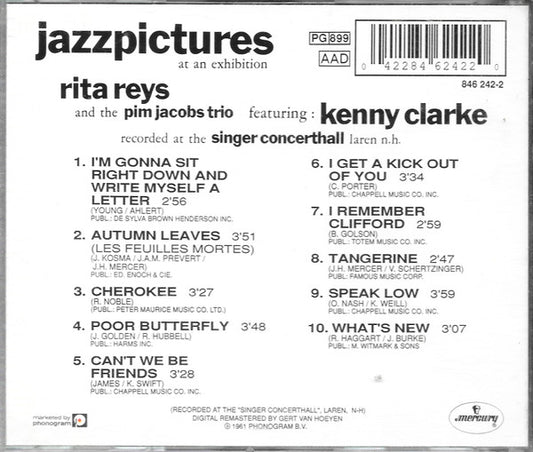 Rita Reys And The Pim Jacobs Trio Featuring Kenny Clarke : Jazz Pictures At An Exhibition (CD, Album)
