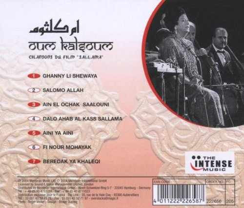 Oum Kalthoum = Oum Kalthoum : Chansons Du Film "Sallama" (CD, Album)