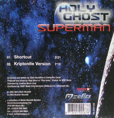 Holy Ghost : Superman (CD, Single)