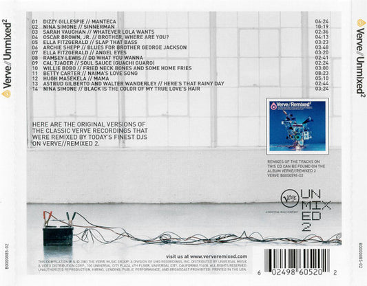 Various : Verve // Unmixed² (CD)