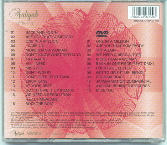 Aaliyah : I Care 4 U (CD, Comp, Enh + DVD-V, PAL)