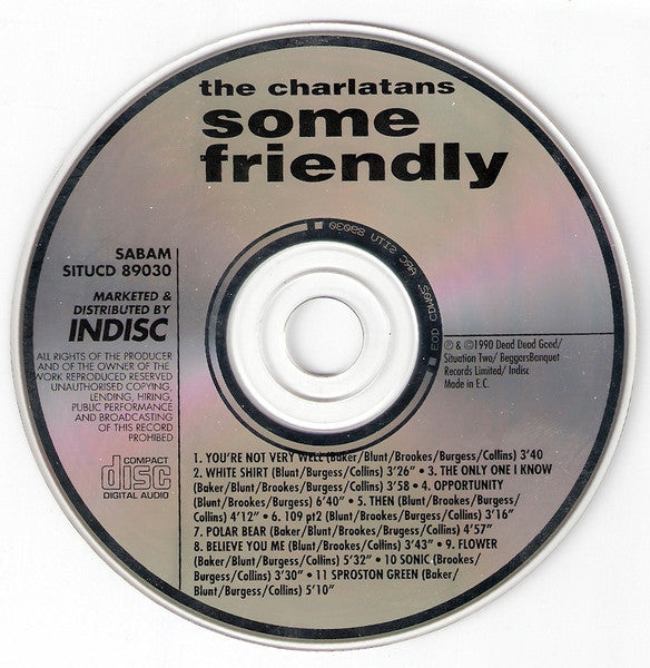 The Charlatans : Some Friendly (CD, Album)