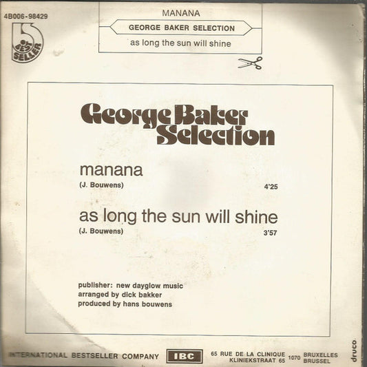 George Baker Selection : Mañana (Mi Amor) (7", Single)