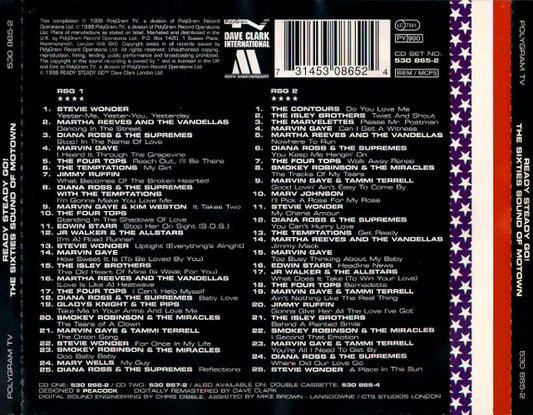 Various : Ready Steady Go! The Sixties Sound Of Motown (2xCD, Comp)