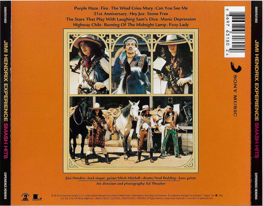 The Jimi Hendrix Experience : Smash Hits (CD, Comp, RE, RM)