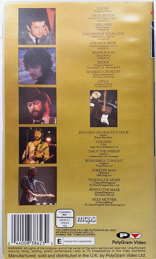 Eric Clapton : The Cream Of Eric Clapton (VHS, Comp, PAL)