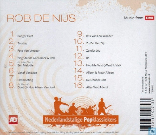 Rob De Nijs : Nederlandstalige Popklassiekers (CD, Comp)