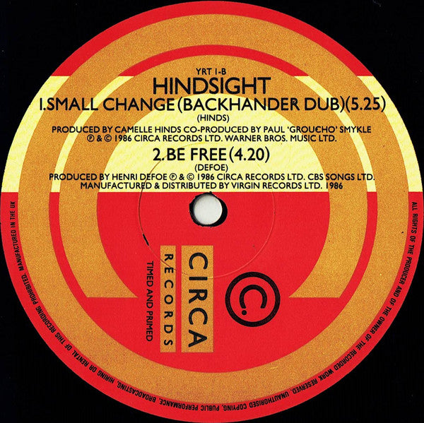 Hindsight (3) : Small Change (12", Single)