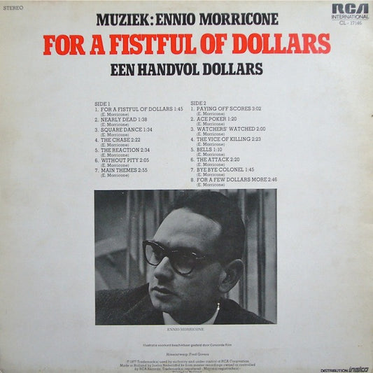 Ennio Morricone : For A Fistful Of Dollars (LP, Album)