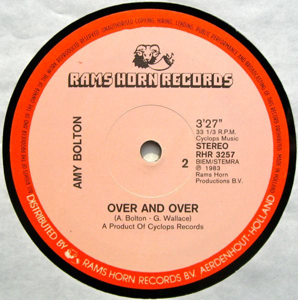 Amy Bolton : Over And Over (12", Single)