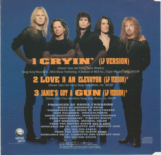 Aerosmith : Cryin' (CD, Single)