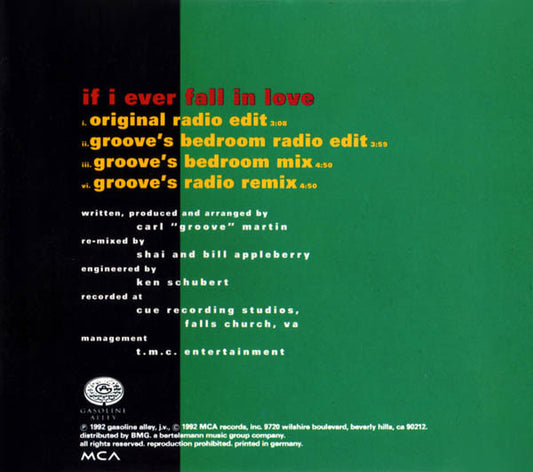 Shai (3) : If I Ever Fall In Love (CD, Maxi)