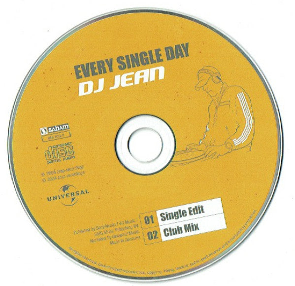 DJ Jean : Every Single Day (CD, Single)
