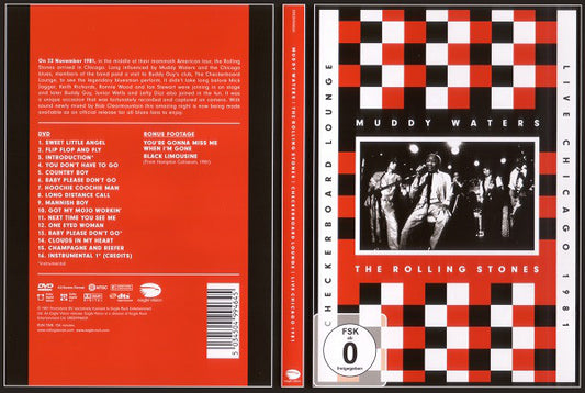 Muddy Waters & The Rolling Stones : Checkerboard Lounge, Live Chicago 1981 (DVD-V, Multichannel, NTSC, Reg)