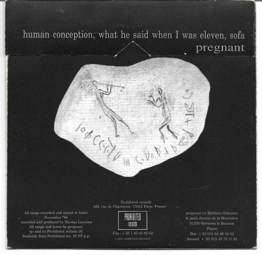 Pregnant (2) : Human Conception (7")