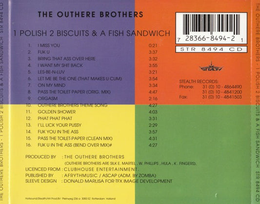 The Outhere Brothers : 1 Polish, 2 Biscuits & A Fish Sandwich (CD, Album)