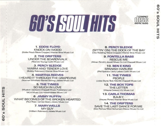 Various : 60's Soul Hits (CD, Comp)