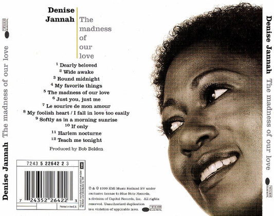 Denise Jannah : The Madness Of Our Love (CD, Album)