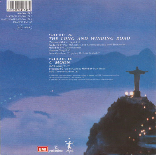 Paul McCartney : The Long And Winding Road (7", Single)