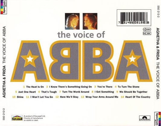 Agnetha Fältskog & Frida : The Voice Of ABBA (CD, Comp)