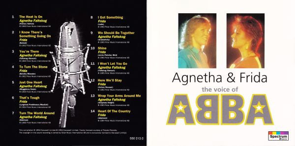 Agnetha Fältskog & Frida : The Voice Of ABBA (CD, Comp)