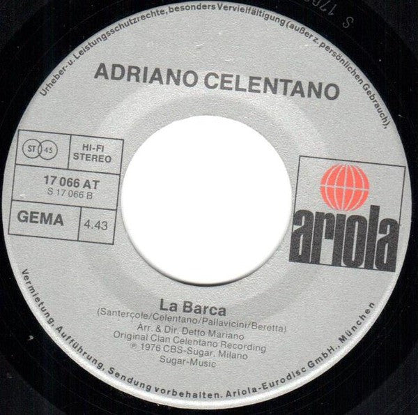 Adriano Celentano : Svalutation (7", Single)