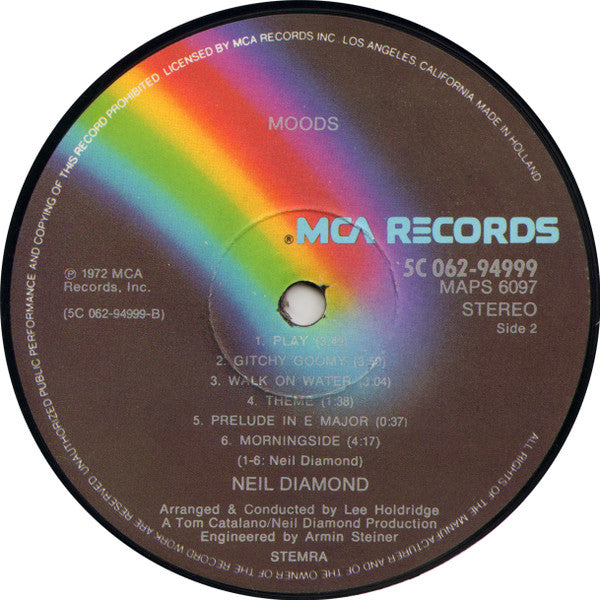 Neil Diamond : Moods (LP, Album, RE)