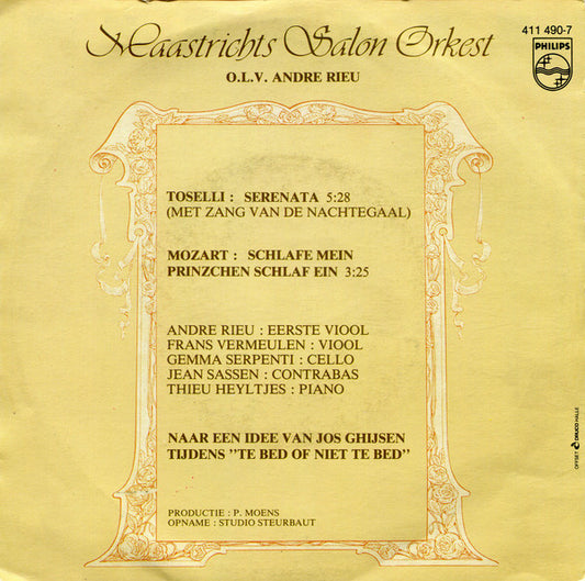 Maastrichts Salon Orkest : Serenade Van Toselli (7", Single)