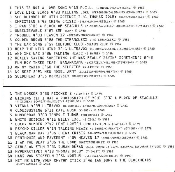 Various : New Wave Classics (2xCD, Comp)