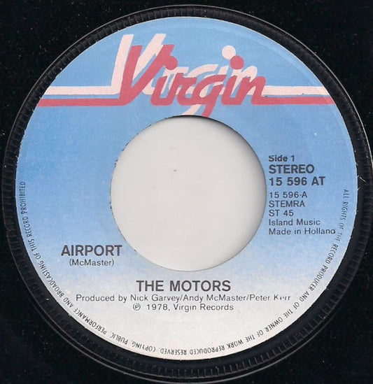 The Motors : Airport (7", Single)