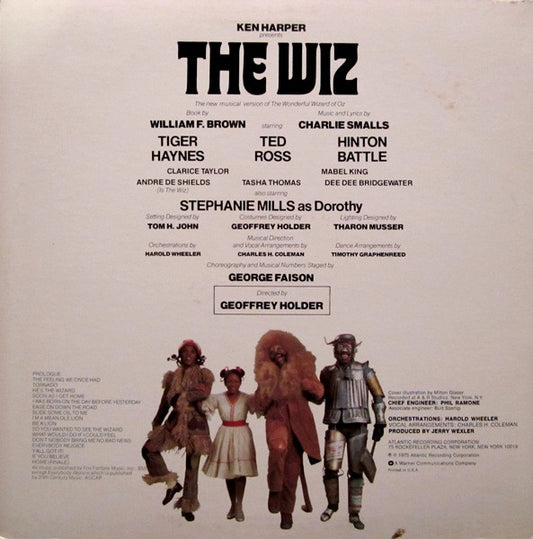 Charlie Smalls - Original Cast "The Wiz" : The Wiz (The Super Soul Musical "Wonderful Wizard Of Oz") (LP, Album, PR)
