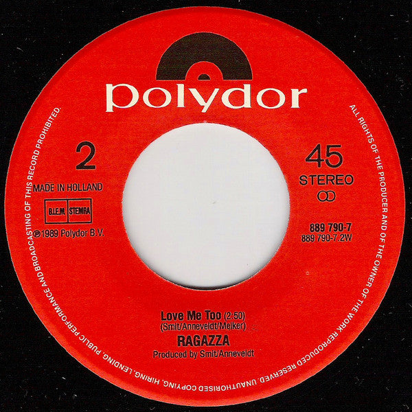 Ragazza (5) : I Believe In Miracles (7", Single)