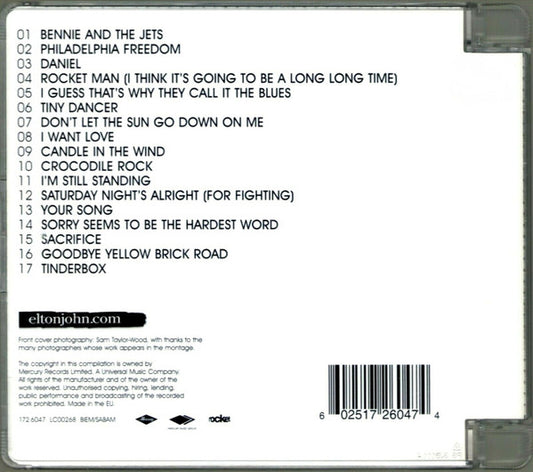 Elton John : Rocket Man - The Definitive Hits (CD, Comp, Sup)