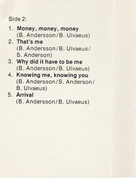 ABBA : Arrival (Cass, Album)