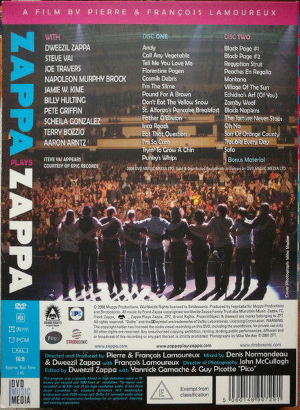 Zappa Plays Zappa : Zappa Plays Zappa (2xDVD-V, PAL)