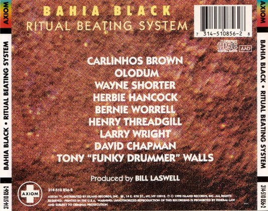 Bahia Black : Ritual Beating System (CD, Album)