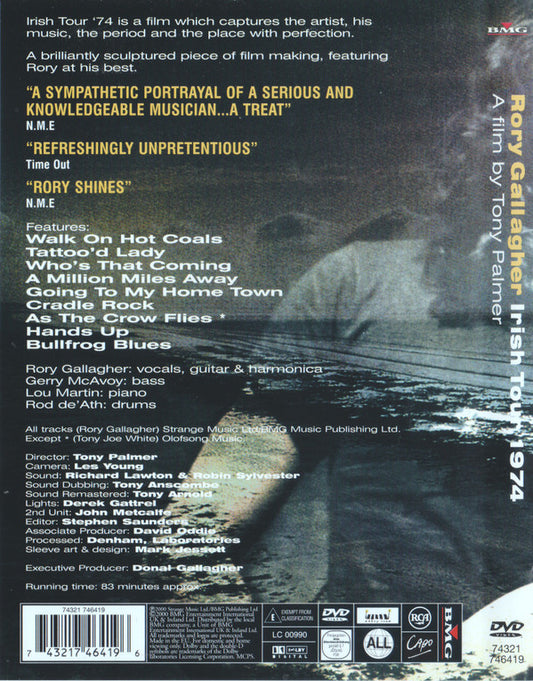Rory Gallagher : Irish Tour 1974 (DVD-V, Multichannel)