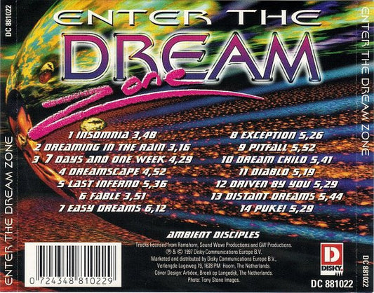 Ambient Disciples : Enter The Dream Zone (CD, Album)