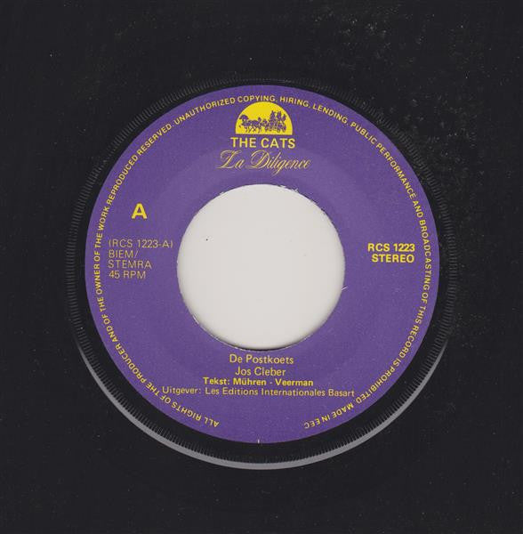 The Cats : La Diligence / El Paso (7", Single)